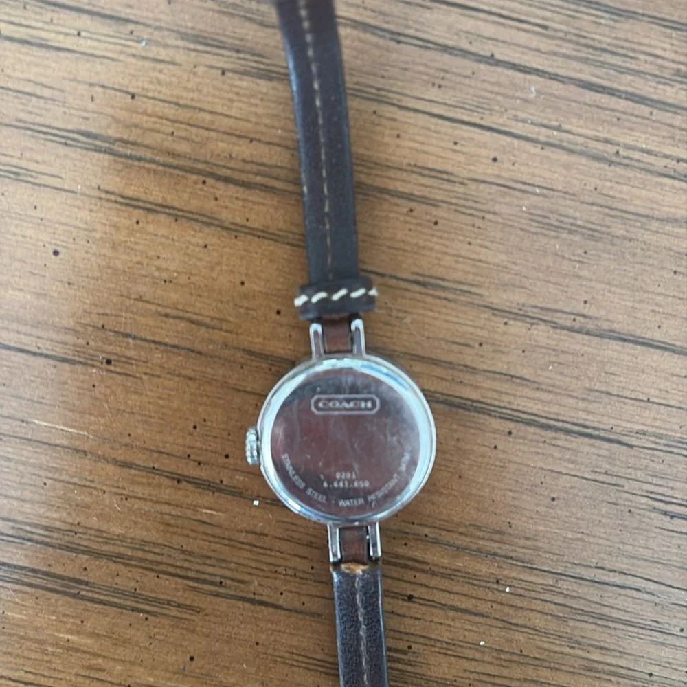 Coach Leather Watch - Picture 6 of 7